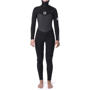 2019 Rip Curl Womens Flashbomb 6/4mm Hooded Chest Zip Wetsuit WST9HG